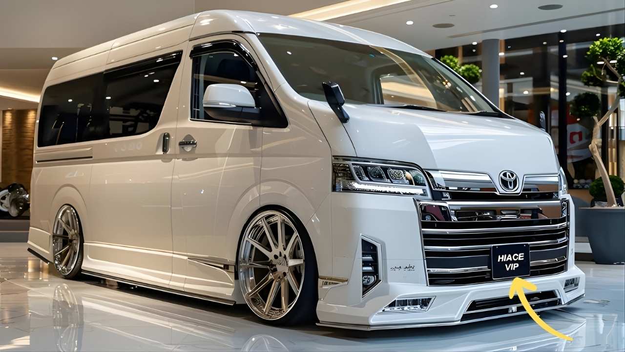 Toyota Hiace 2026: diseño moderno, lujo y asientos reclinables para dormir con máxima eficiencia
